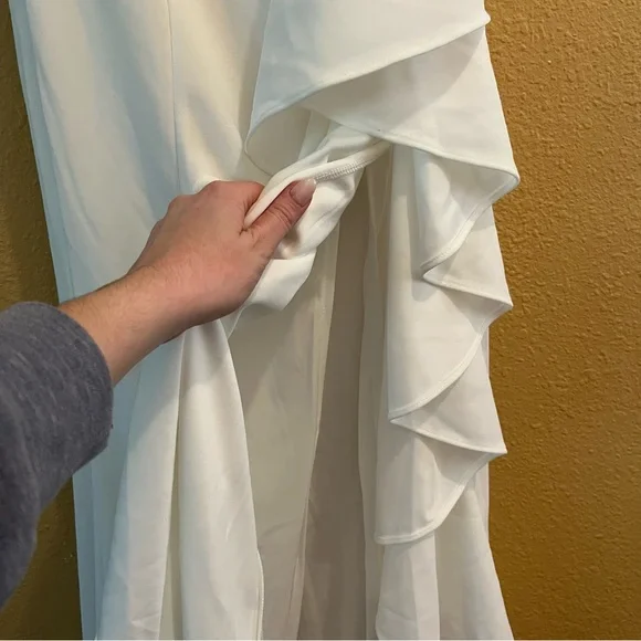 White Mermaid Dress Fashion Nova - Picture 10 of 16